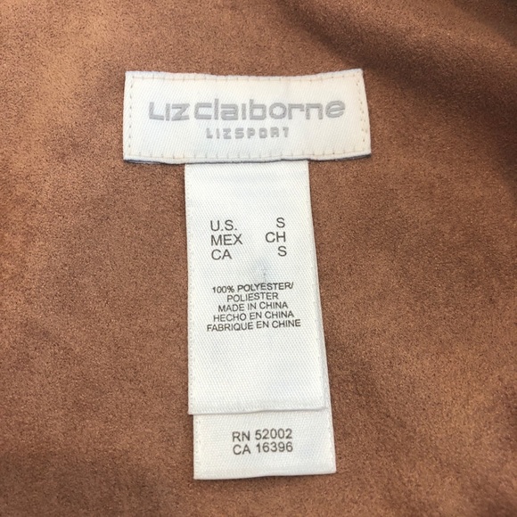 Liz Claiborne | Long Sleeve Sueded Button Shirt S - Picture 2 of 2
